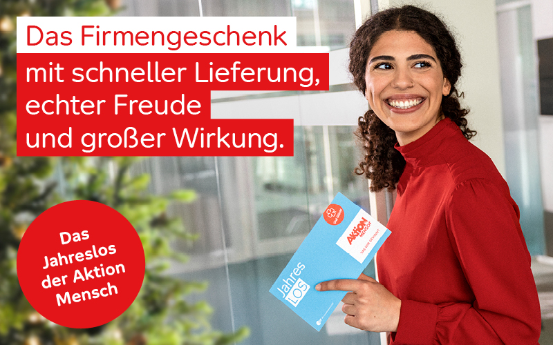 Stimmungsbild für die Aktion Mensch Geschäftskundenkampagne